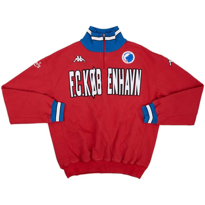 2009-10 FC Copenhagen Kappa 1/4 Zip Training Top - 7/10 - (XXL)