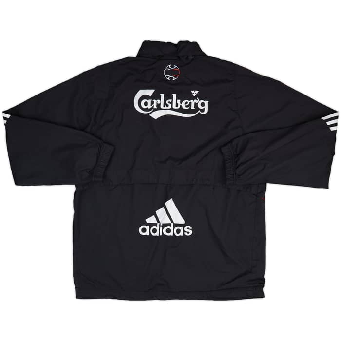 2007-08 Liverpool adidas Hooded Rain Jacket - 6/10 - (S)