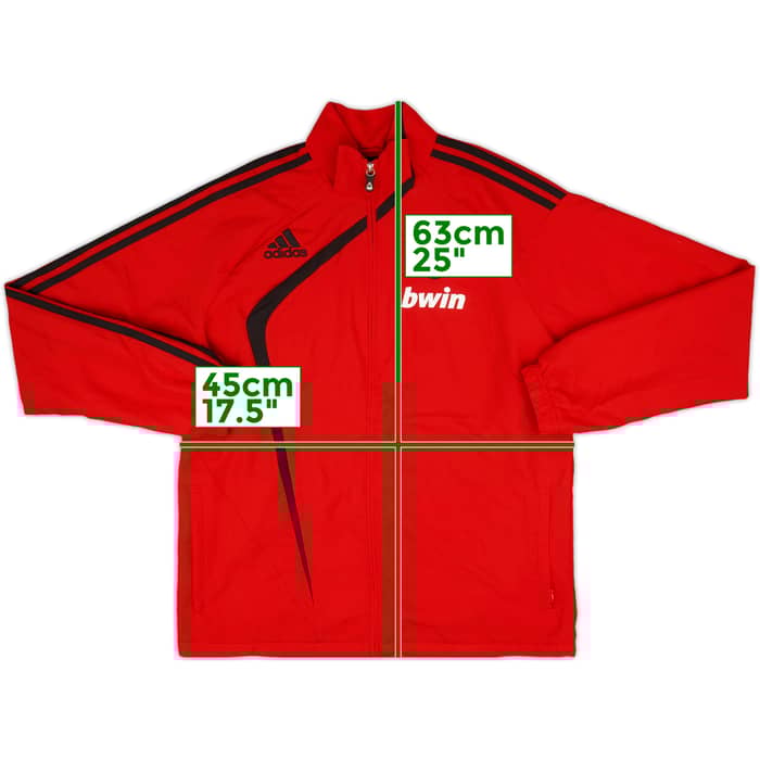 2009-10 AC Milan adidas Track Jacket - 9/10 - (M)