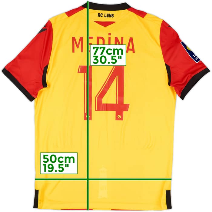 2020-21 Lens Authentic Home Shirt Medina #14 (L)
