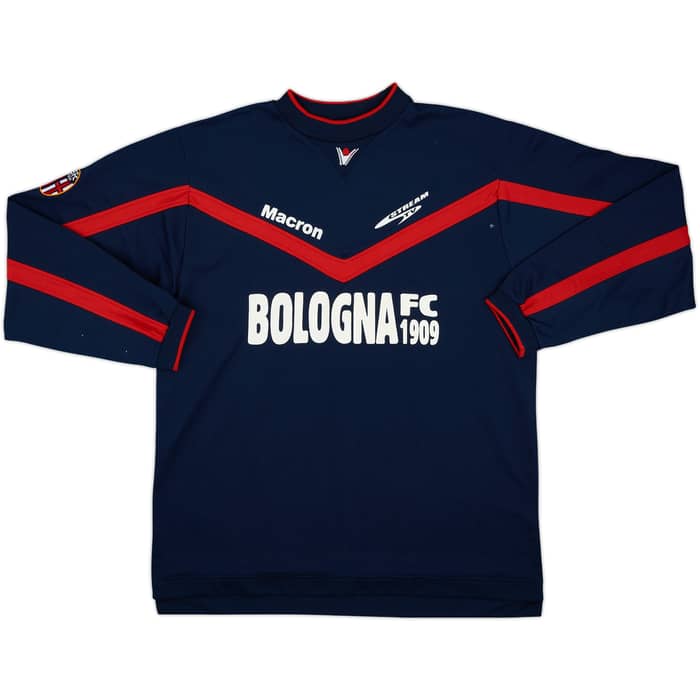 2002-03 Bologna Macron Sweat Top - 8/10 - (L)