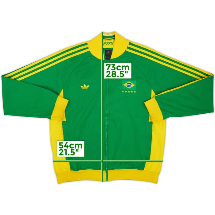 2010-11 Brazil adidas Originals Track Jacket - 8/10 - (L)