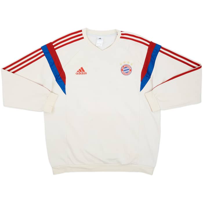2014-15 Bayern Munich adidas Sweat Top - 4/10 - (XL)