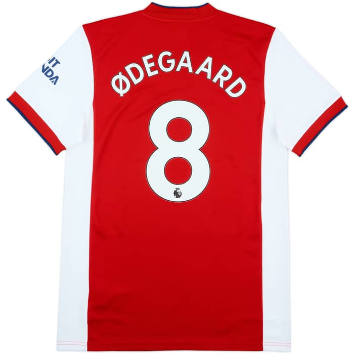 2021-22 Arsenal Home Shirt Odegaard #8 (M)