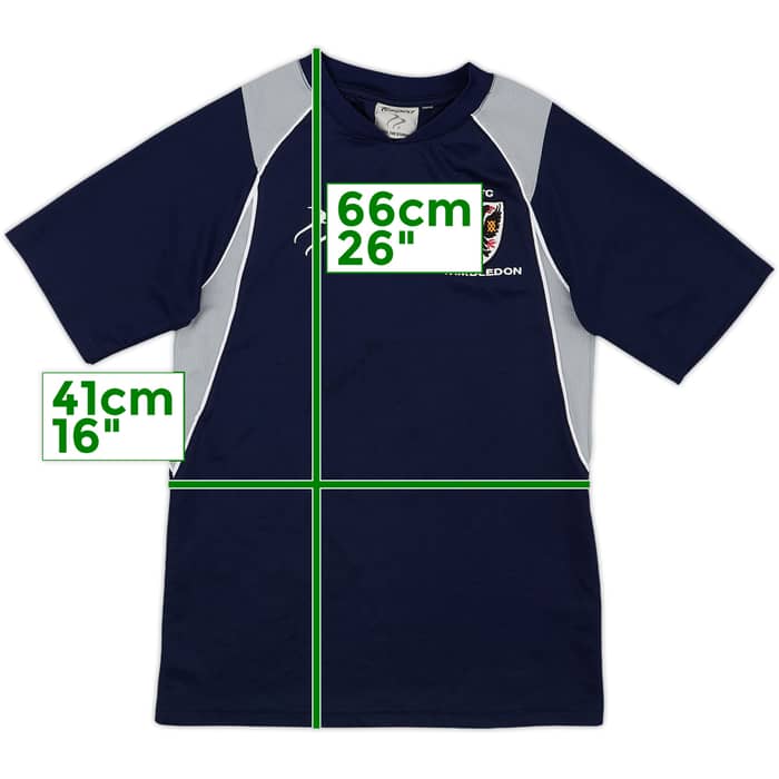 2010-11 AFC Wimbledon Tempest Training Shirt - 5/10 - (L.Boys)