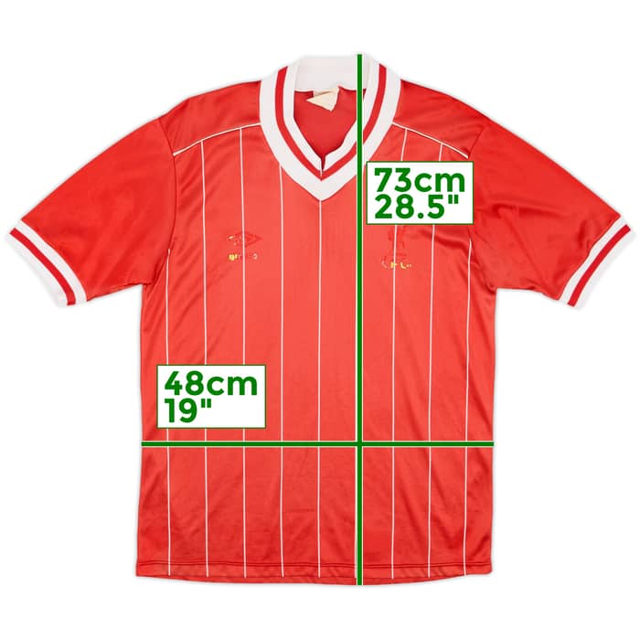 1982-85 Liverpool Home Shirt - 3/10 - (M)