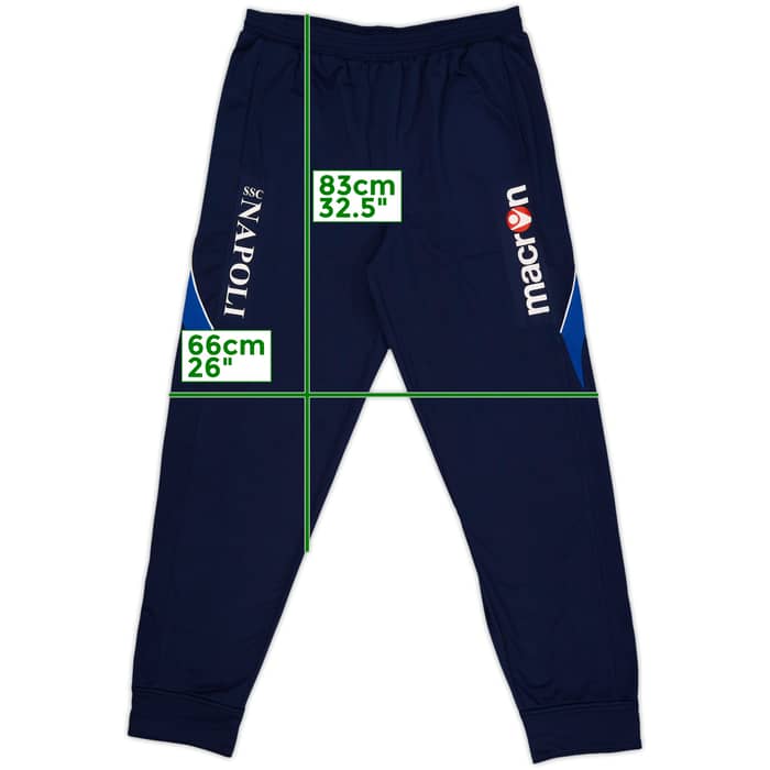 2010-11 Napoli Macron Training Pants - 10/10 - (XXL)