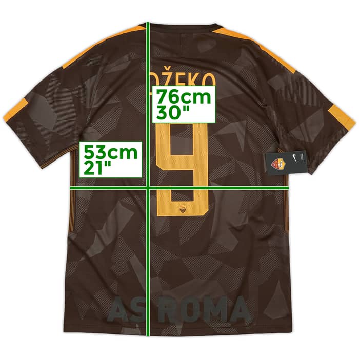 2017-18 Roma Third Shirt Dzeko #9 (L)