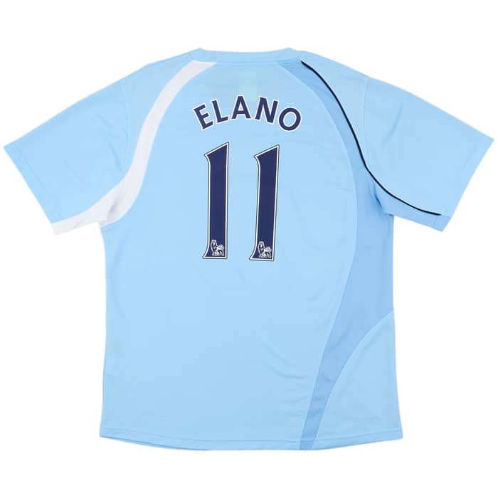 2008-09 Manchester City Home Shirt Elano #11 - 8/10 - (L)