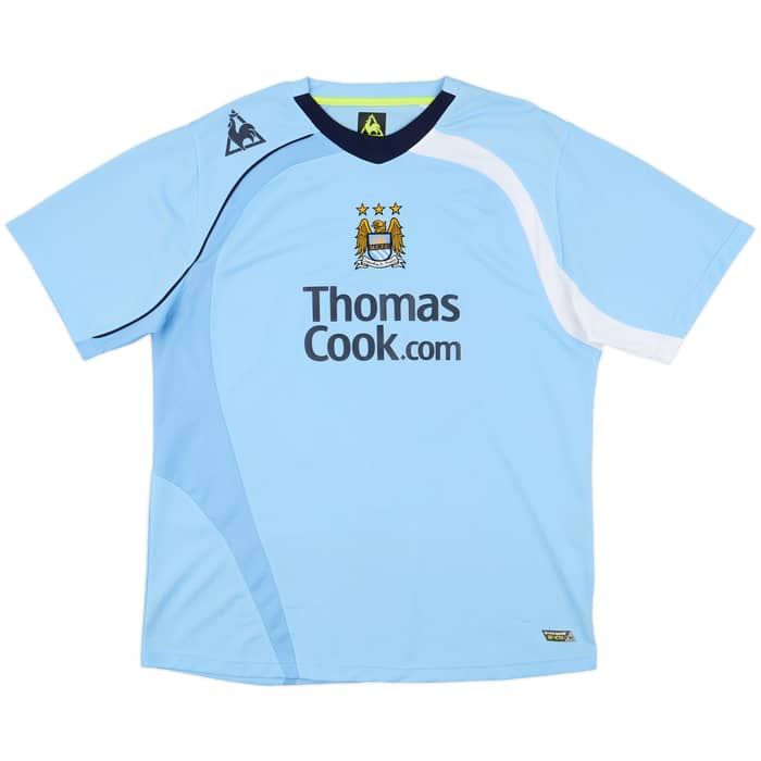 2008-09 Manchester City Home Shirt Elano #11 - 8/10 - (L)
