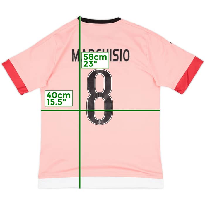 2015-16 Juventus Away Shirt Marchisio #8 - 7/10 - (L)