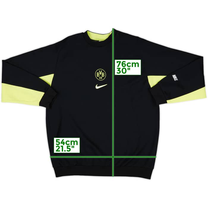 1997-98 Borussia Dortmund Nike Sweat Top - 8/10 - (L)