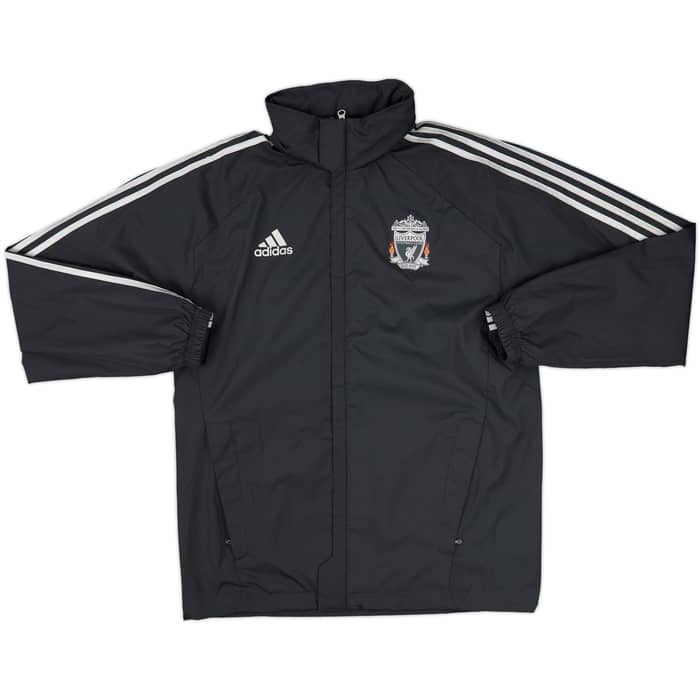 2011-12 Liverpool adidas Hooded Rain Jacket - 8/10 - (M)
