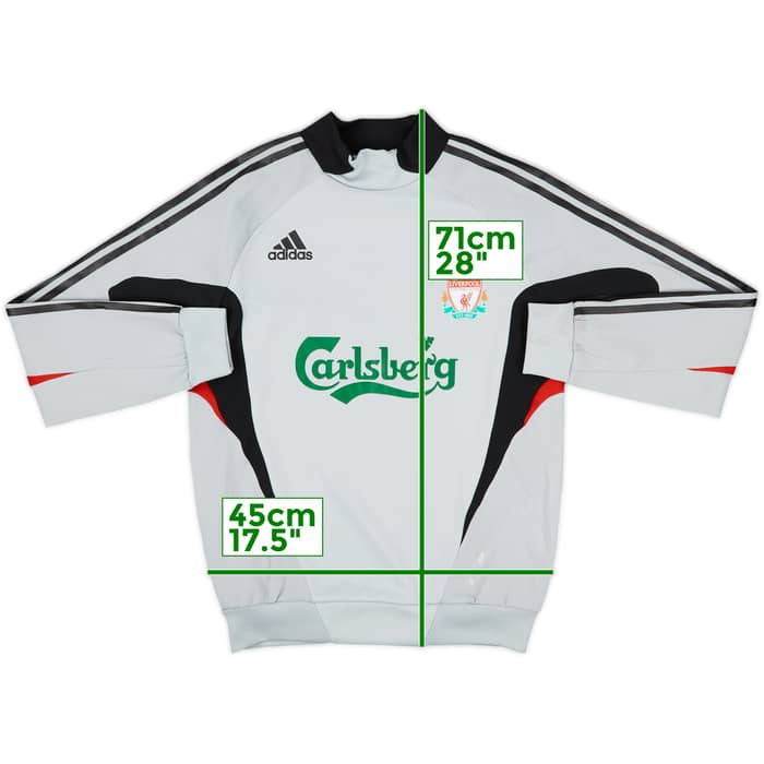 2008-09 Liverpool adidas Drill Top - 8/10 - (S)