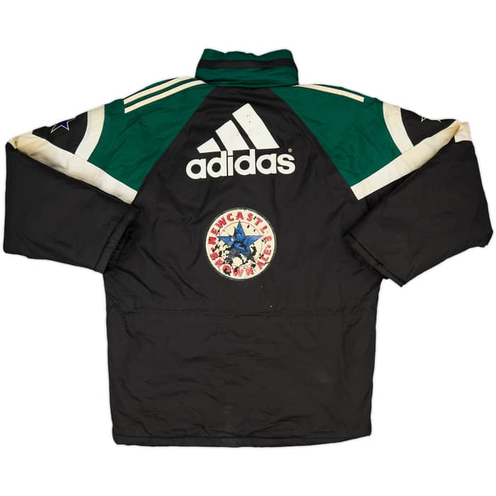 1997-99 Newcastle adidas Padded Bench Coat - 5/10 - (M)