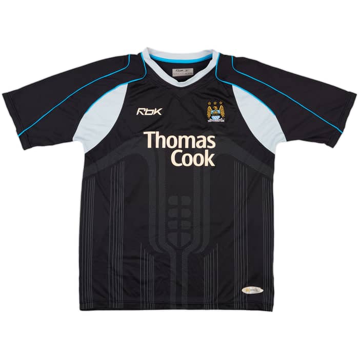 2006-07 Manchester City Away Shirt Dunne #22 - 6/10 - (L)