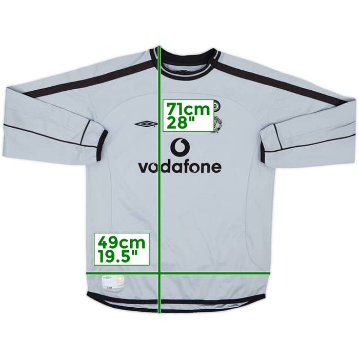 2001-02 Manchester United GK Away Shirt - 5/10 - (L.Boys)