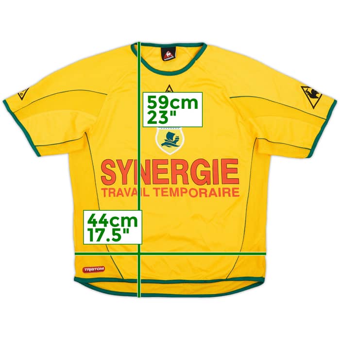 2002-04 Nantes Home Shirt - 9/10 - (XXS)