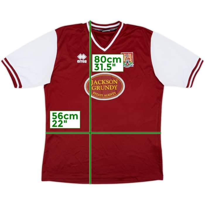 2011-12 Northampton Home Shirt - 6/10 - (XXL)