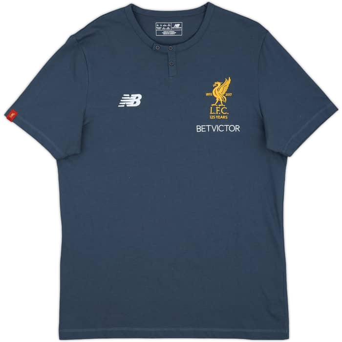 2017-18 Liverpool New Balance Polo Shirt - 9/10 - (L)