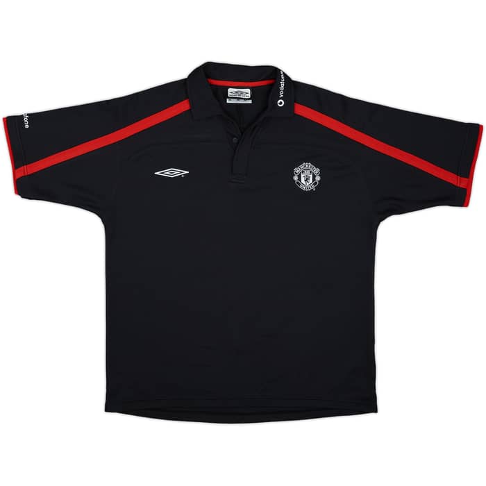 2000-01 Manchester United Umbro Polo Shirt - 8/10 - (L)
