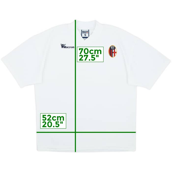 2001-02 Bologna Macron Training Shirt - 9/10 - (S)