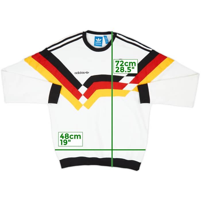 2010-11 Germany adidas '1990' adidas Sweat Top - 9/10 - (M)