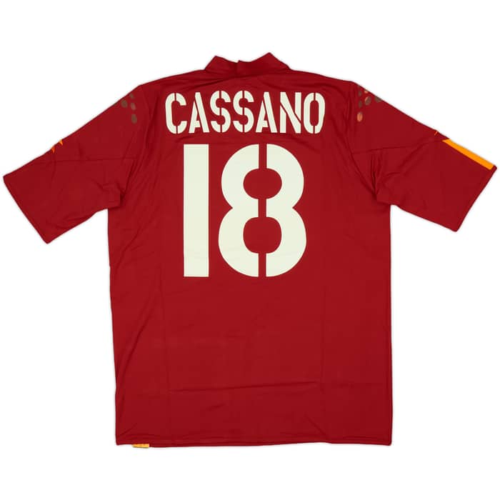 2004-05 Roma Home Shirt Cassano #18 (XL)