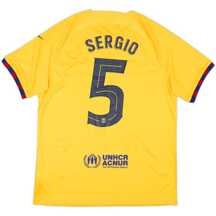 2023-24 Barcelona Fourth Shirt Sergio #5 (L)