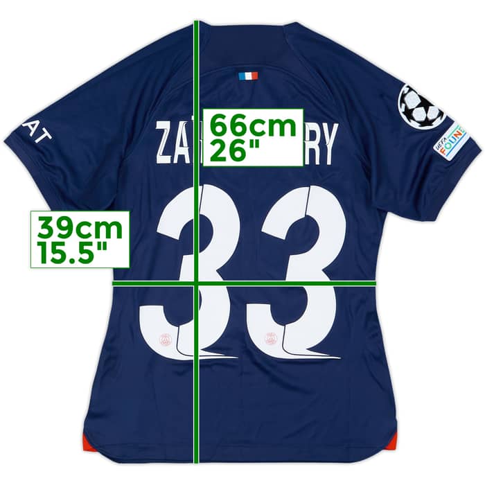 2023-24 Paris Saint-Germain Home Shirt Zaire-Emery #33 (Women's S)