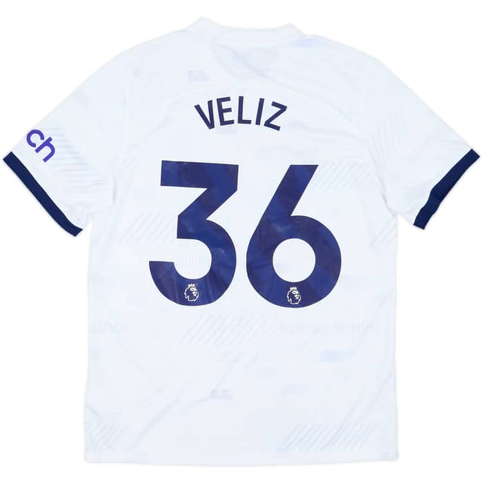 2023-24 Tottenham Home Shirt Veliz #36 (L)