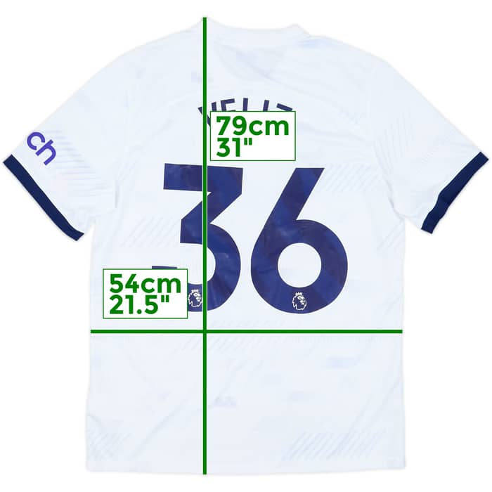 2023-24 Tottenham Home Shirt Veliz #36 (L)