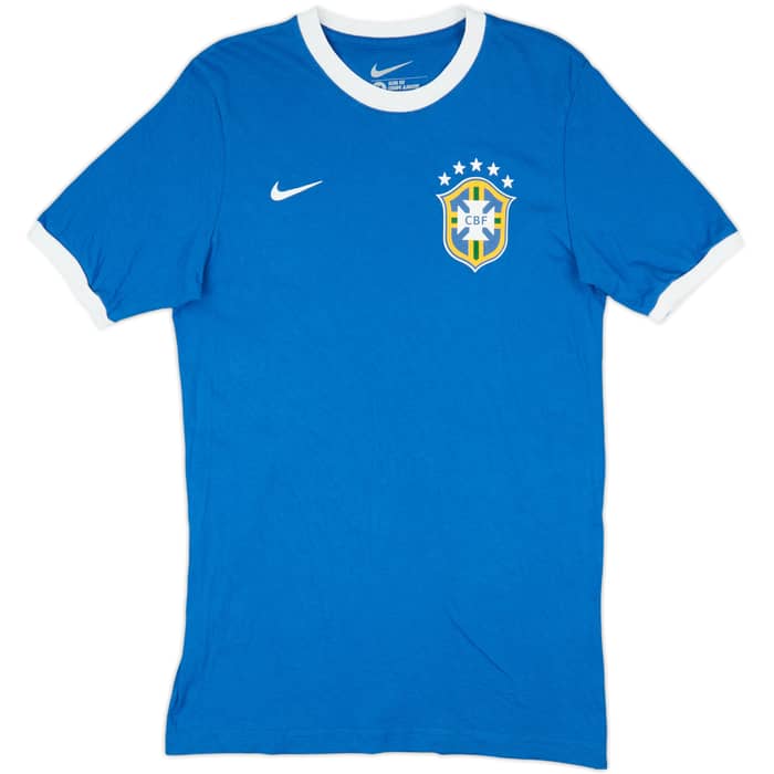 2014-15 Brazil Nike Cotton Tee - 9/10 - (M)