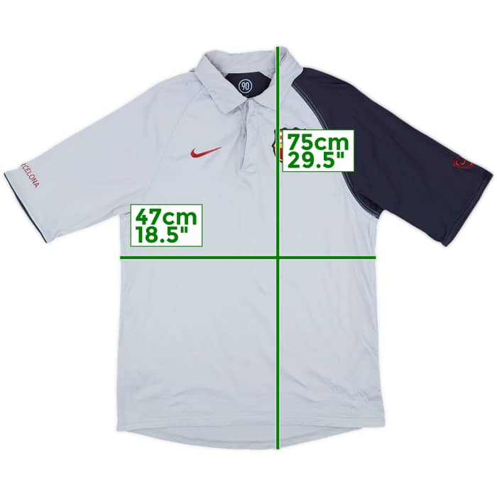 2004-05 Barcelona Nike Polo Shirt - 8/10 - (M)