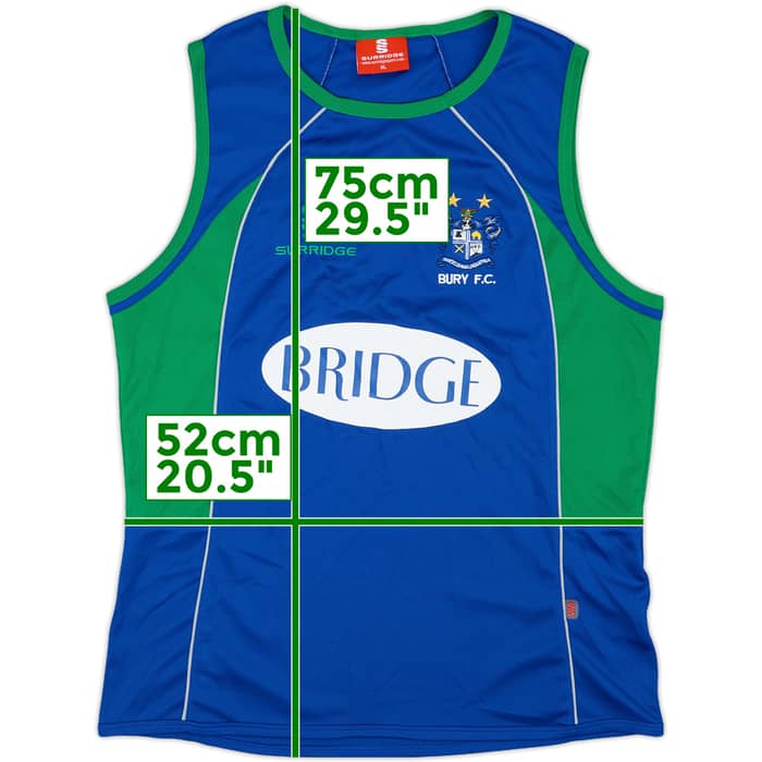 2009-10 Bury Surridge Training Vest - 9/10 - (XL)