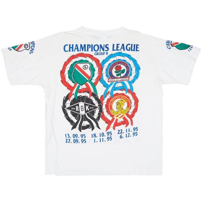 1995-96 Legia Warsaw Graphic Tee - 9/10 - (XXL)