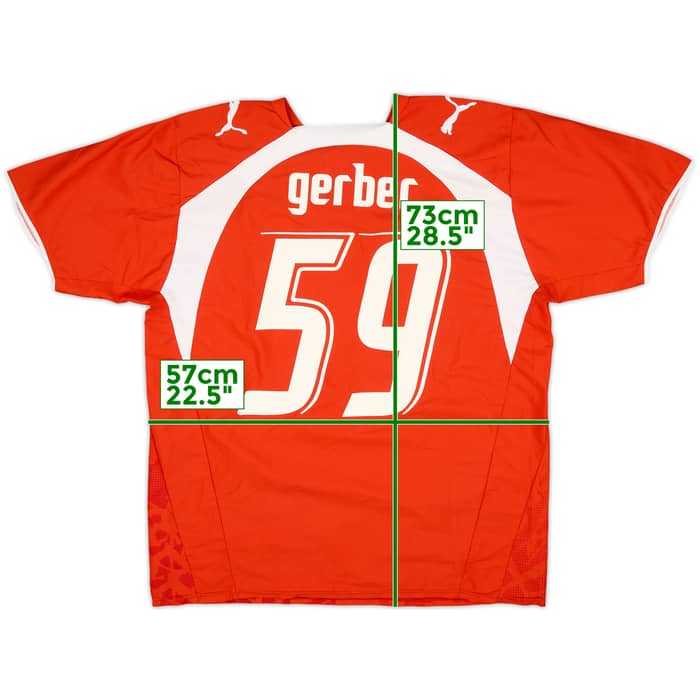 2006-08 Switzerland Home Shirt Gerber #59 - 7/10 - (XL)