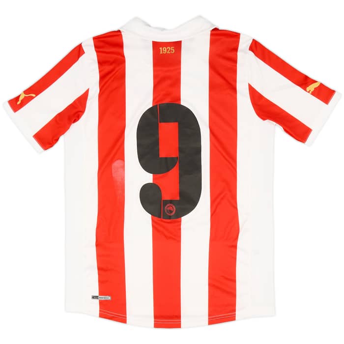 2011-12 Olympiakos Home Shirt #9 - 8/10 - (XL.Boys)