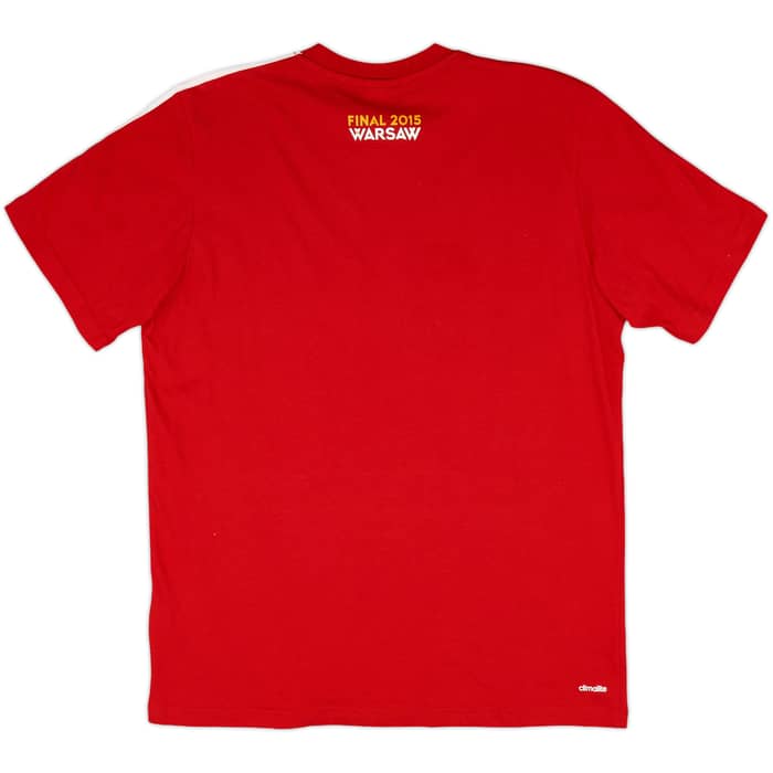 2015 Europa League adidas Cotton Tee - 8/10 - (L)