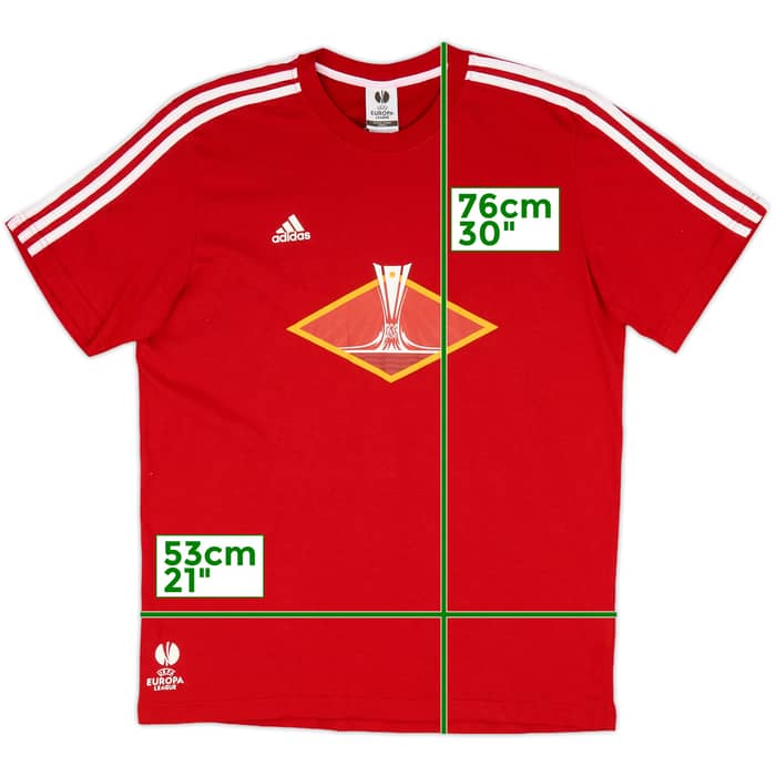 2015 Europa League adidas Cotton Tee - 8/10 - (L)