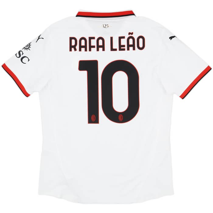 2024-25 AC Milan Authentic Away Shirt Rafa Leao #10 - 8/10 - (L)