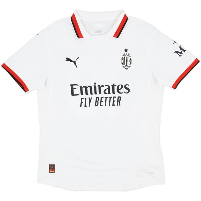2024-25 AC Milan Authentic Away Shirt Rafa Leao #10 - 8/10 - (L)