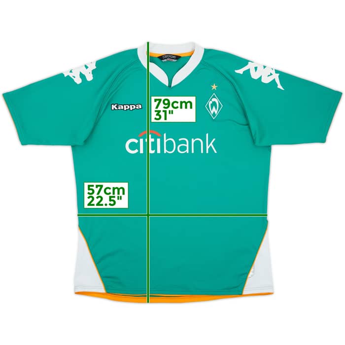 2007-08 Werder Bremen Home Shirt - 5/10 - (XXL)