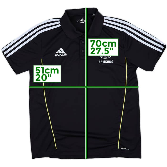 2011-12 Chelsea adidas Polo Shirt - 8/10 - (M/L)