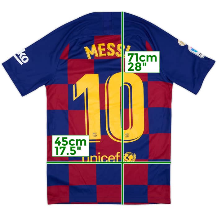 2019-20 Barcelona Home Shirt Messi #10 - 10/10 - (S)