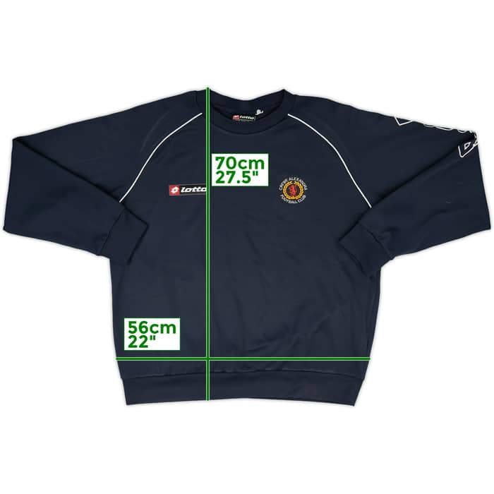2008-09 Crewe Alexandra Lotto Sweat Top - 8/10 - (XL)