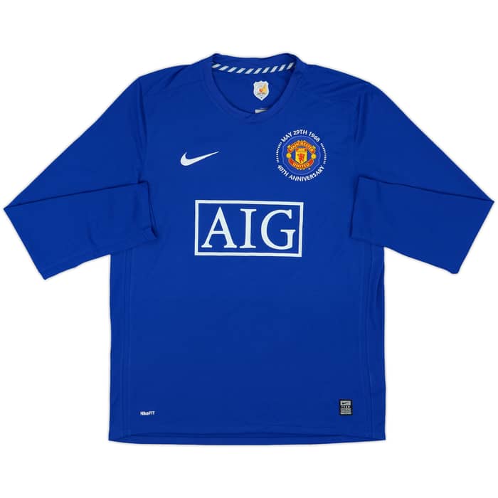 2008-09 Manchester United Third L/S Shirt Fletcher #24 - 8/10 - (L)