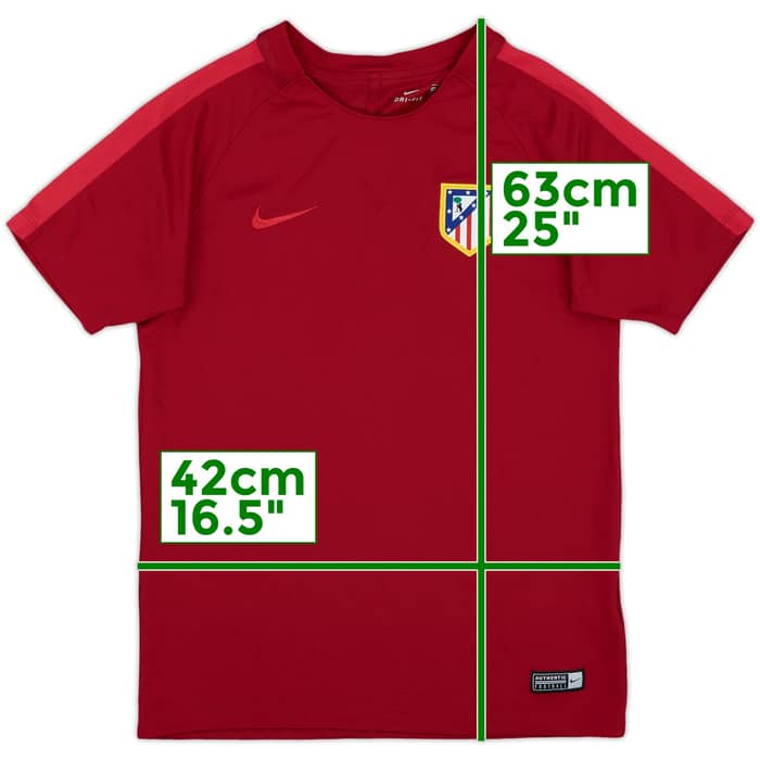 2016-17 Atletico Madrid Nike Training Shirt - 9/10 - (L.Boys)