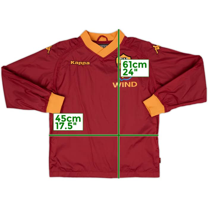 2012-13 Roma Kappa Drill Top - 9/10 - (XS)