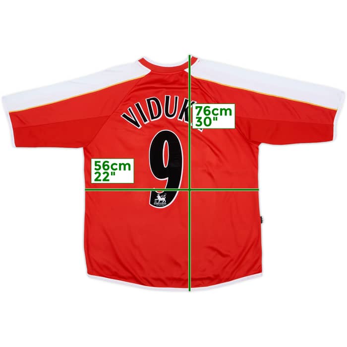 2006-07 Middlesbrough Home Shirt Viduka #9 - 8/10 - (XL)